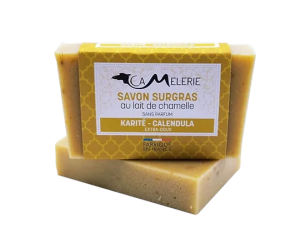 savon surgras au lait de chamelle karité calendula extra doux