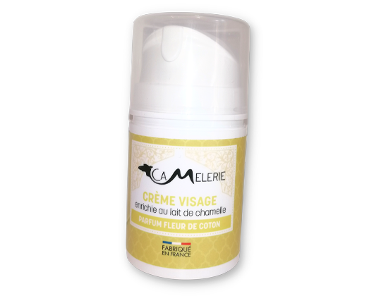 creme pour le visage - fleurs de coton